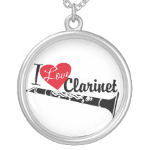 I LiebeClarinet Selbst Gestalteter Schmuck