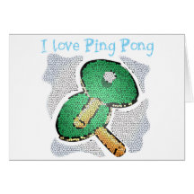 I LiebePing Pong Power-Tischtennis Karten