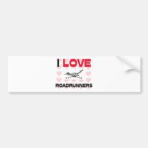I LiebeRoadrunners Autosticker