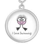 I Liebeschwimmender - erblassen Sie - rosa Swim-Ch Schmuck