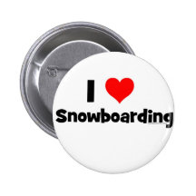 I LiebeSnowboarding Anstecknadelbuttons