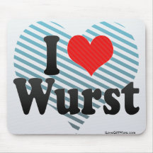 I LiebeWurst Mousepad