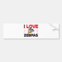 I LiebeZebras Autosticker