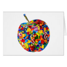 I love apple grußkarte