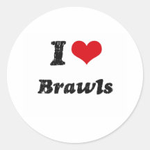 I Love BRAWLS Sticker