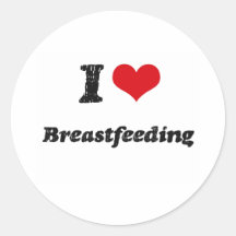 I Love BREASTFEEDING Stickers