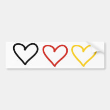 I love Germany Auto Aufkleber