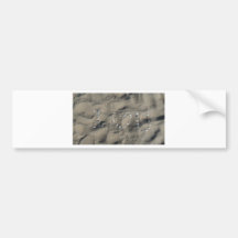 i love you Muscheln im Sand Autoaufkleber