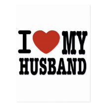 I LOVEMY EHEMANN POSTKARTEN