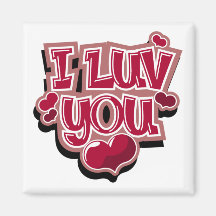 I Luv Sie Magnet Kühlschrankmagnete