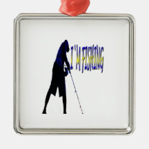 I ` m Fischen Ornament