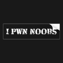 I Pwn Noobs autoaufkleber