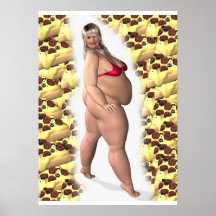 I schließt Pizza auf Plakatdruck