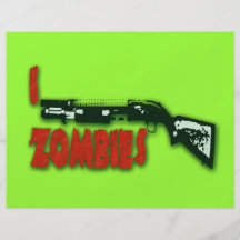 I SCHROTFLINTE-ZOMBIES INDIVIDUELLE FLYER