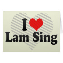 I singen Liebe-Flucht Grußkarte