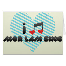 I singen Liebe-MOR-Flucht Grußkarten