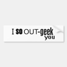 I so Heraus-Aussenseiter Sie Auto Sticker