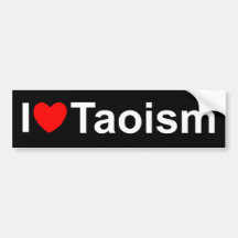 I Taoismus der Liebe-(Herz) Autoaufkleber