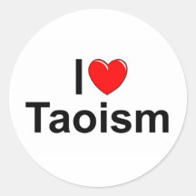 I Taoismus der Liebe-(Herz) Stickers