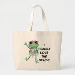 I Toadily Liebe die Strand-Taschentasche