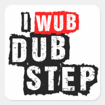 I Wub Dubstep Quadratsticker