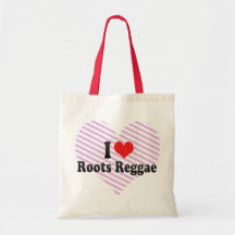 I wurzelt Liebe Reggae Tragetasche