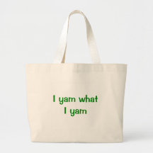 I Yamswurzel was i-Yamswurzel-Taschen-Tasche