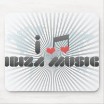 Ibiza Musikfan Mauspad