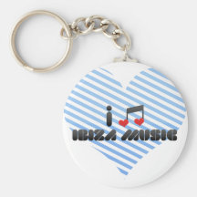 Ibiza Musikfan Schlüsselanhänger