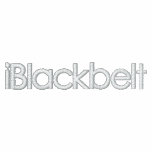 iBlackbelt gestickte Fleece-Zipjacke