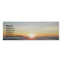 IBSP Sonnenuntergang-Visitenkarten