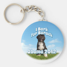 Ich belle für Barack, BO der erste Hund Obama Schlüsselbänder