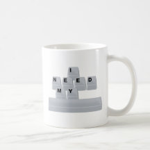 Ich benötige meinen Raum Kaffeetasse