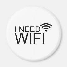 Ich benötige wifi Internet Kühlschrankmagnete