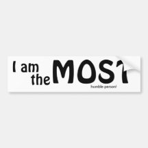 Ich bin der die meisten auto sticker