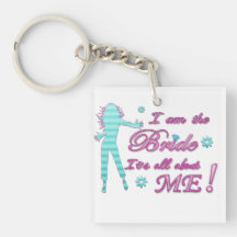 ich bin die Braut über mich Hochzeit bachelorette  Schlüsselanhängern