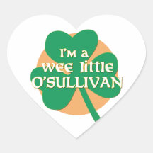Ich bin ein kleines kleines O'Sullivan Herzaufkleber