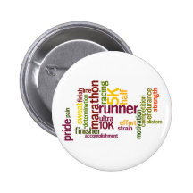 Ich bin ein Läufer-Wörter Buttons