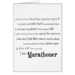 Ich bin ein Marathoner-Bestes des Glücks Karten