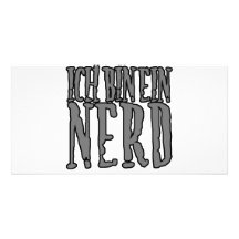 Ich bin Ein Nerd Photo Karte