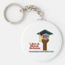 Ich bin ein schwarzer Gelehrter - KeyChain Schlüsselanhänger