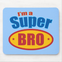 Ich bin ein SuperBro Superheld-Bruder Mousepad