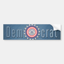 Ich bin ein Teil der Demokrat-Maschine Auto Aufkleber