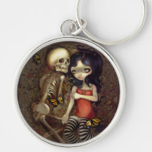 "Ich bin fast mit Ihnen" Keychain Schlüsselanhänger