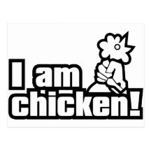 Ich bin Huhn! Postkarte