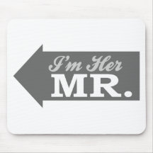 Ich bin ihr Herr (grauer Pfeil) Mousepads