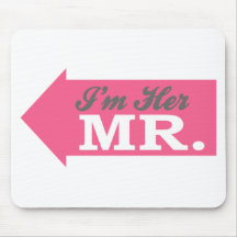 Ich bin ihr Herr (Pink-Pfeil) Mousepads