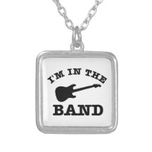 Ich bin in den Band-E-Gitarrenentwürfen Personalisierte Halskette