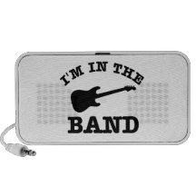Ich bin in den Band-E-Gitarrenentwürfen Notebook Speaker