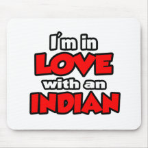 Ich bin in der Liebe mit einem Inder Mousepad